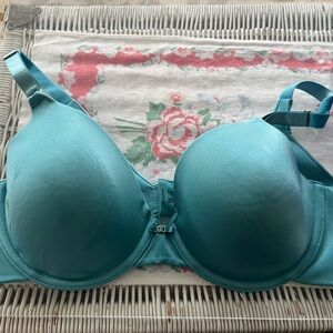 Vanity Fair Aqua Blue under wire Bra 38C